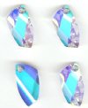 1 20mm Crystal AB Swarovski Avant-Garde Pendant